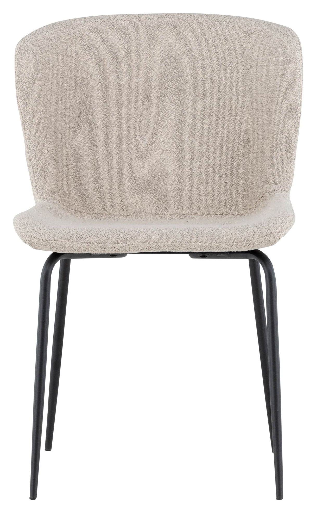 Modesto Spisebordsstol - Beige Bouclé - Unoliving.com