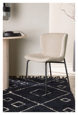 Modesto Spisebordsstol - Beige Bouclé - Unoliving.com