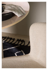 Modesto Spisebordsstol - Beige Bouclé - Unoliving.com