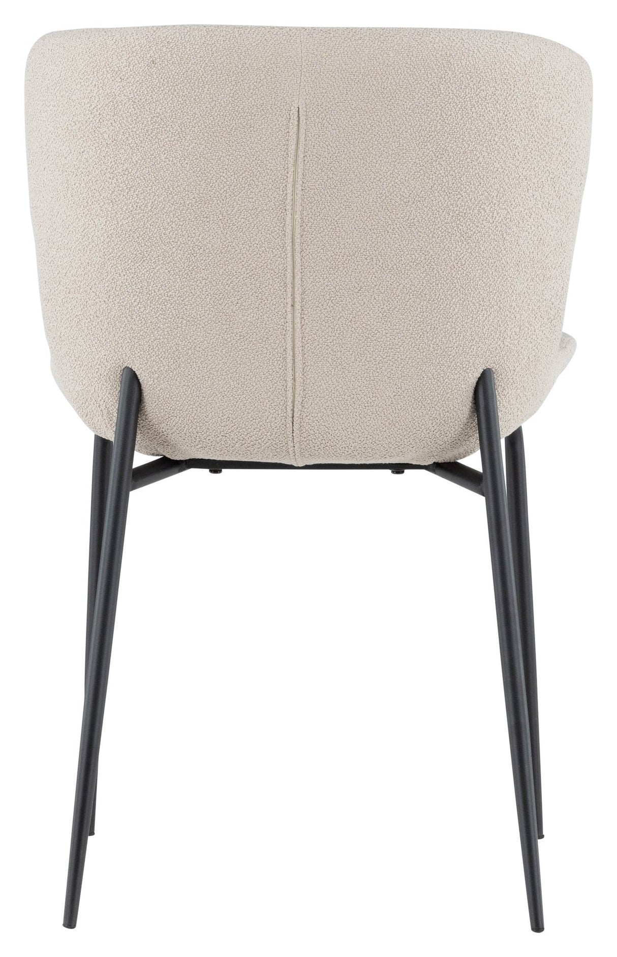 Modesto Spisebordsstol - Beige Bouclé - Unoliving.com