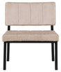 Monett Loungestol - Beige fløjl - Unoliving.com