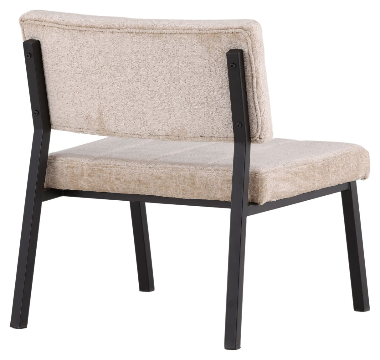 Monett Loungestol - Beige fløjl - Unoliving.com