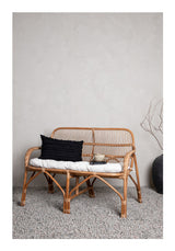 Nella Loungesofa, Rattan, Natur