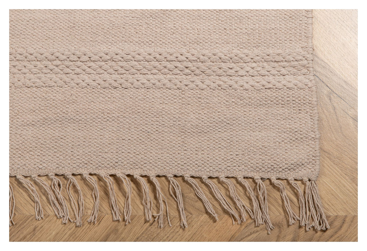 Nico Bomuld løber, 80x250, Beige - Unoliving.com