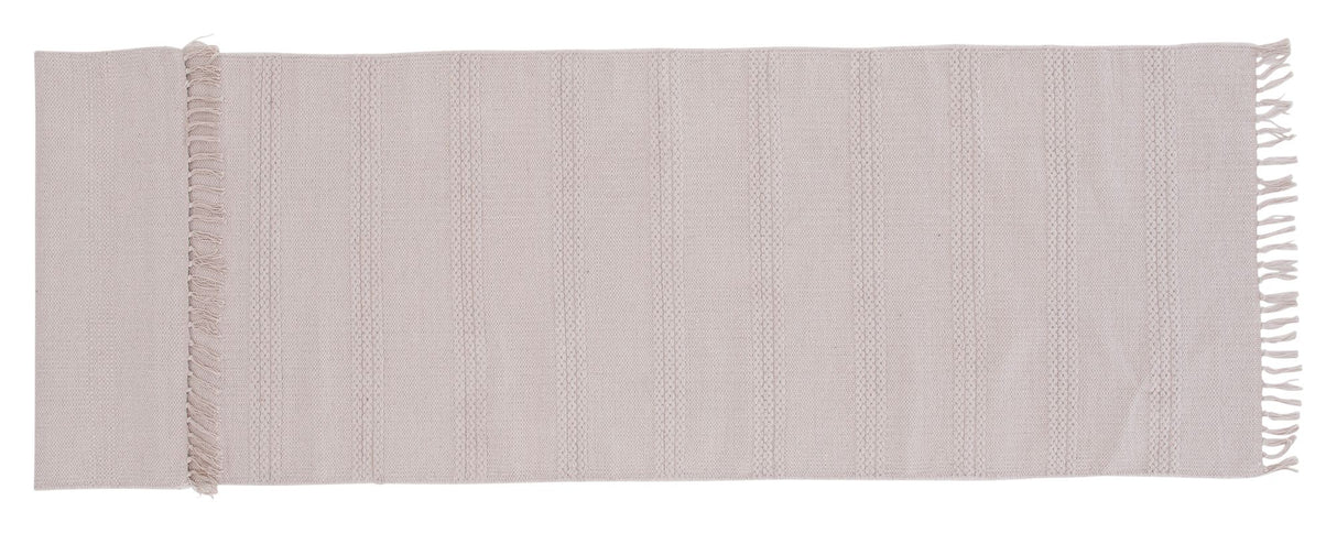 Nico Bomuld løber, 80x250, Beige - Unoliving.com