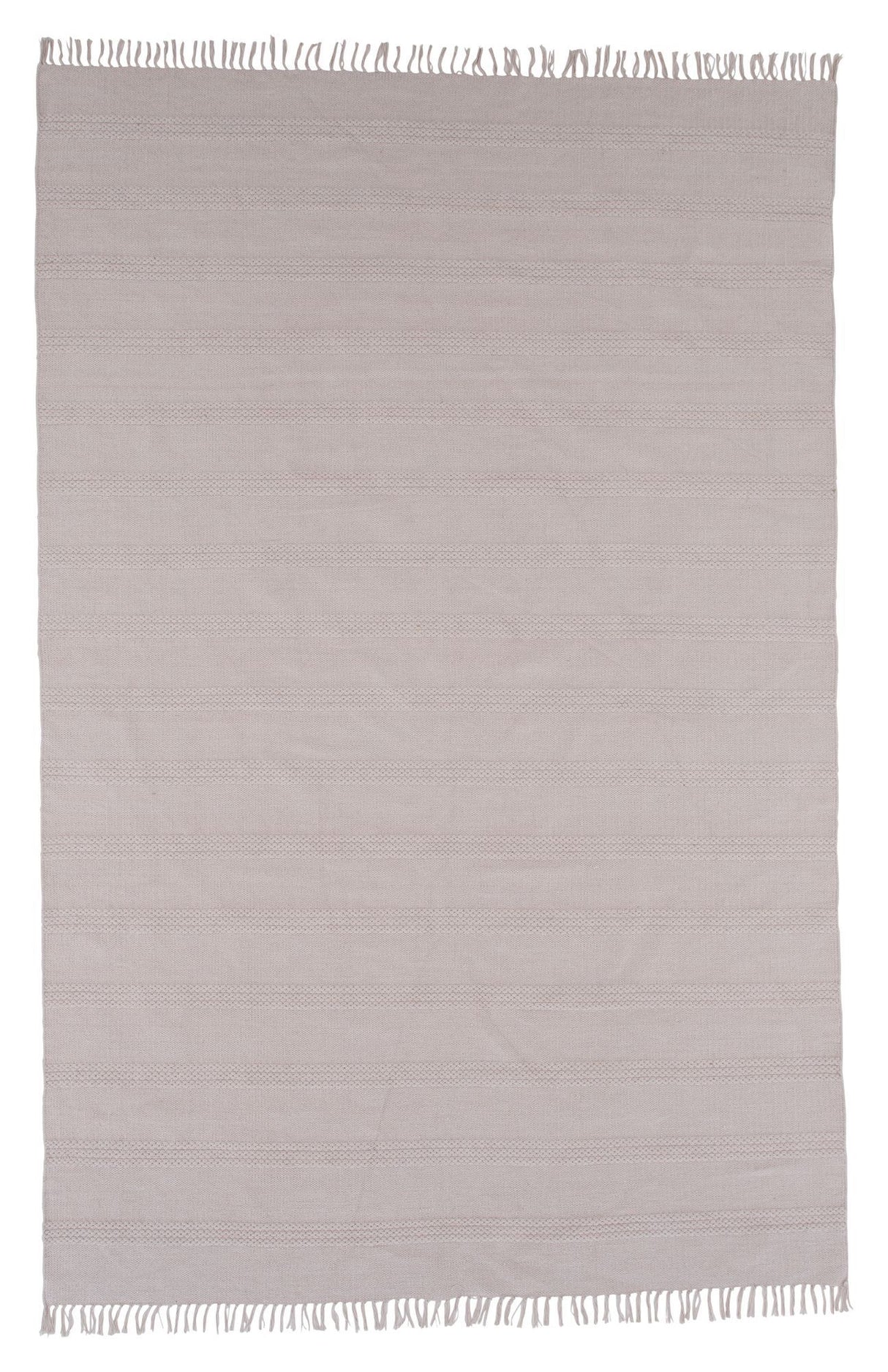 Nico Bomuld tæppe, 160x230, Beige - Unoliving.com