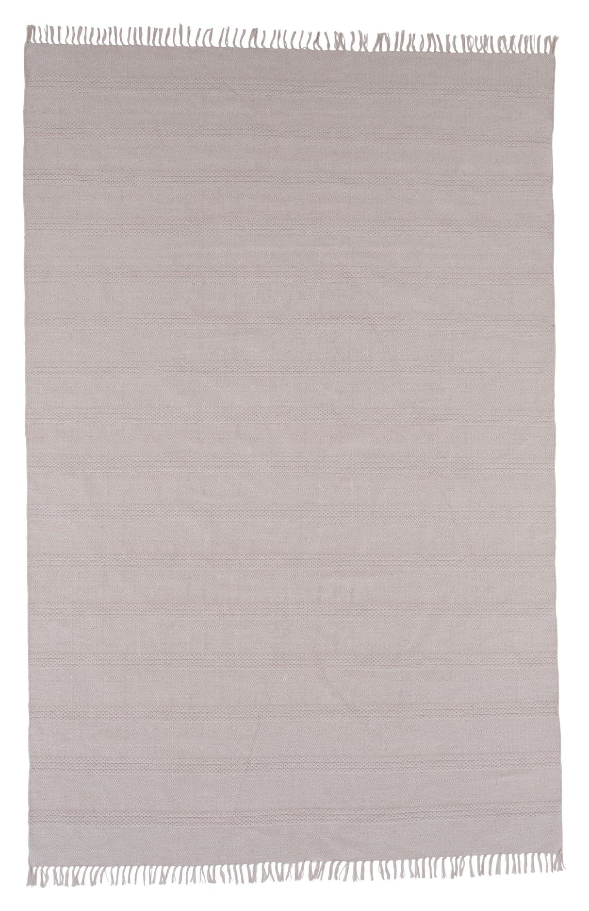 Nico Bomuld tæppe, 200x300, Beige - Unoliving.com