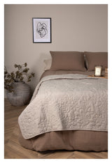 Niki Sengetæppe 260x260 - Beige - Unoliving.com