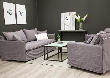 Nova 3-pers. Sofa Mørkegrå - Unoliving.com