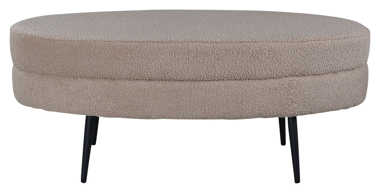 Otto Puf, Beige Teddy - Unoliving.com