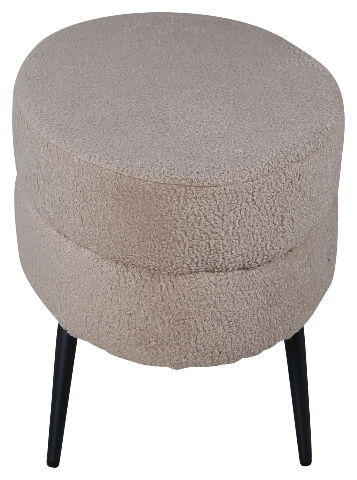 Otto Puf, Beige Teddy - Unoliving.com