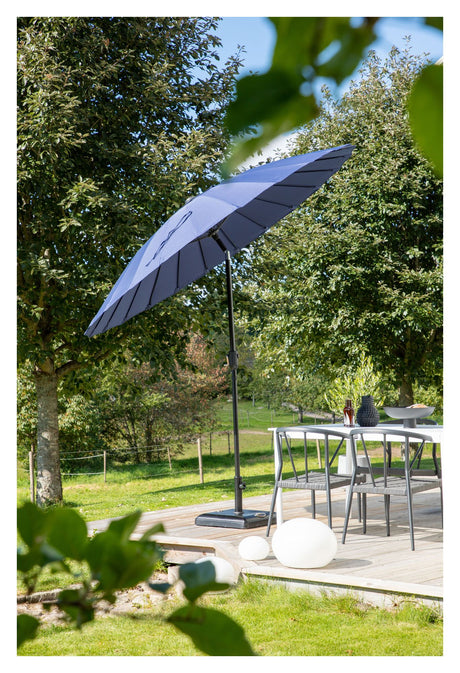 Palmetto Parasol m. tilt - Blå - Unoliving.com