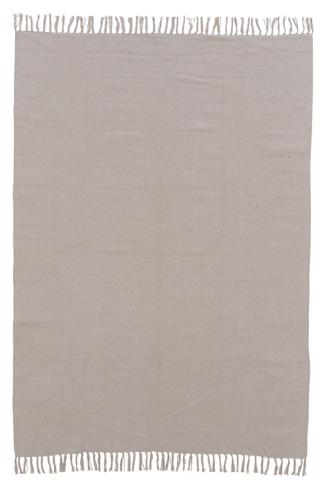 Panipat Bomuld tæppe, 170x240, Beige - Unoliving.com