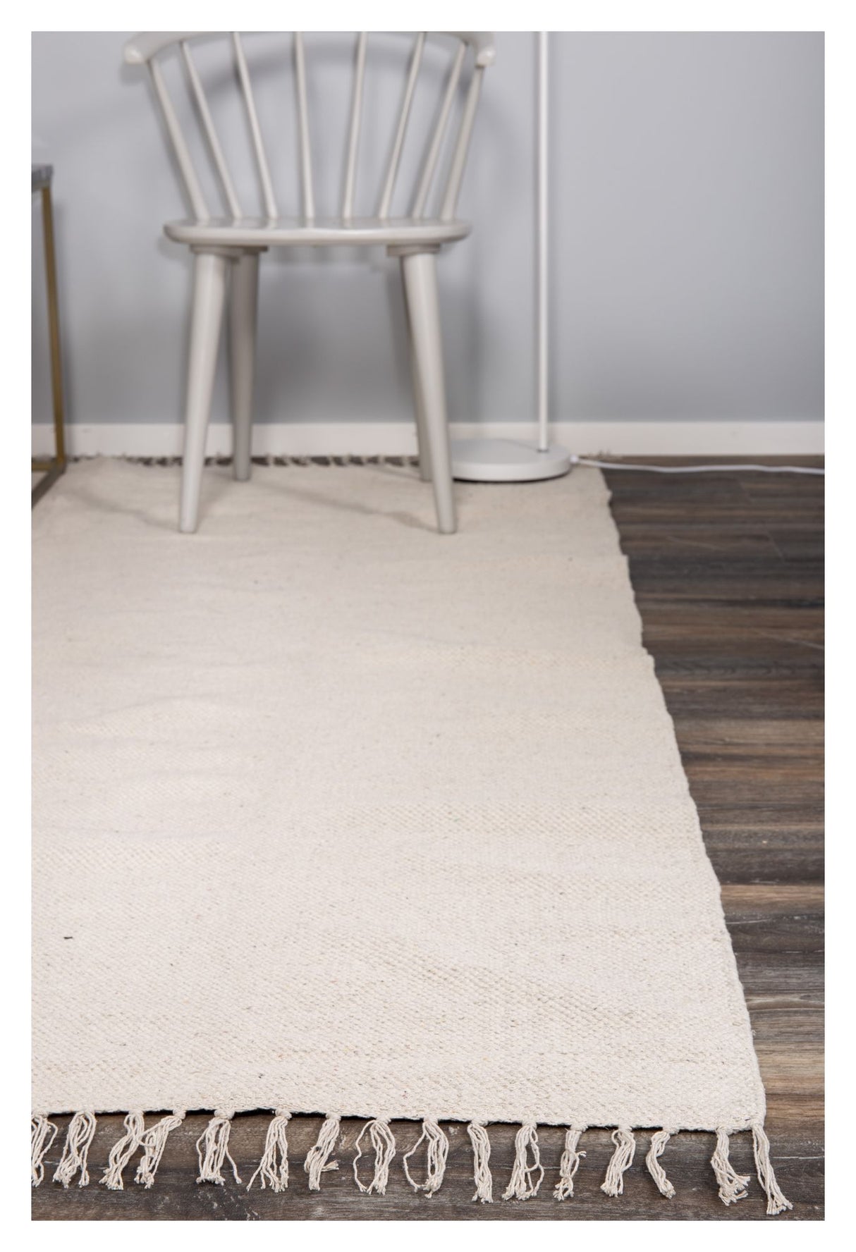 Panipat Bomuld tæppe, 170x240, Beige - Unoliving.com