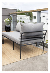 Penh Balcony Hjørnesofa, Sort/Acacie - Unoliving.com