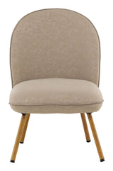 Polar Loungestol, Stål, Beige - Unoliving.com