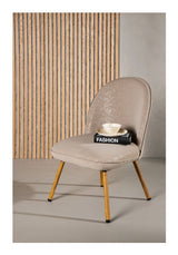 Polar Loungestol, Stål, Beige - Unoliving.com