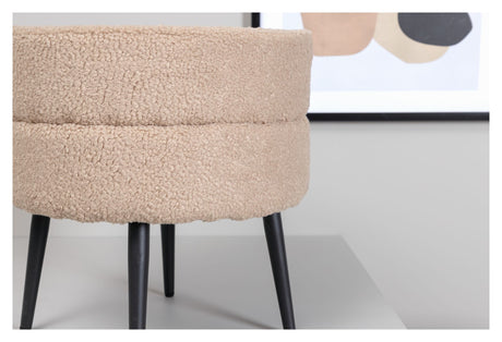 Pot Puf, Beige Teddy - Unoliving.com