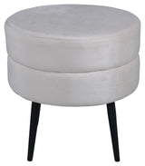 Pot Puf, Beige Velour - Unoliving.com