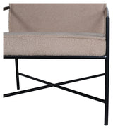 Rakel Loungestol, Beige Teddy - Unoliving.com