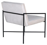 Rakel Loungestol, Beige Velour - Unoliving.com