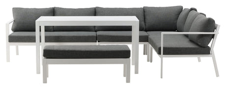 Ramos Loungesofa - Hvid/Grå - Unoliving.com