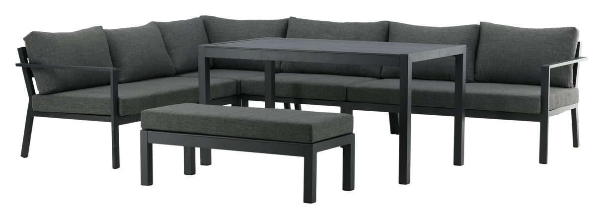 Ramos Loungesofa - Sort/Grå - Unoliving.com