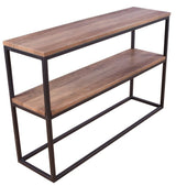 Rise Konsolbord - Sort/Teak look - Unoliving.com