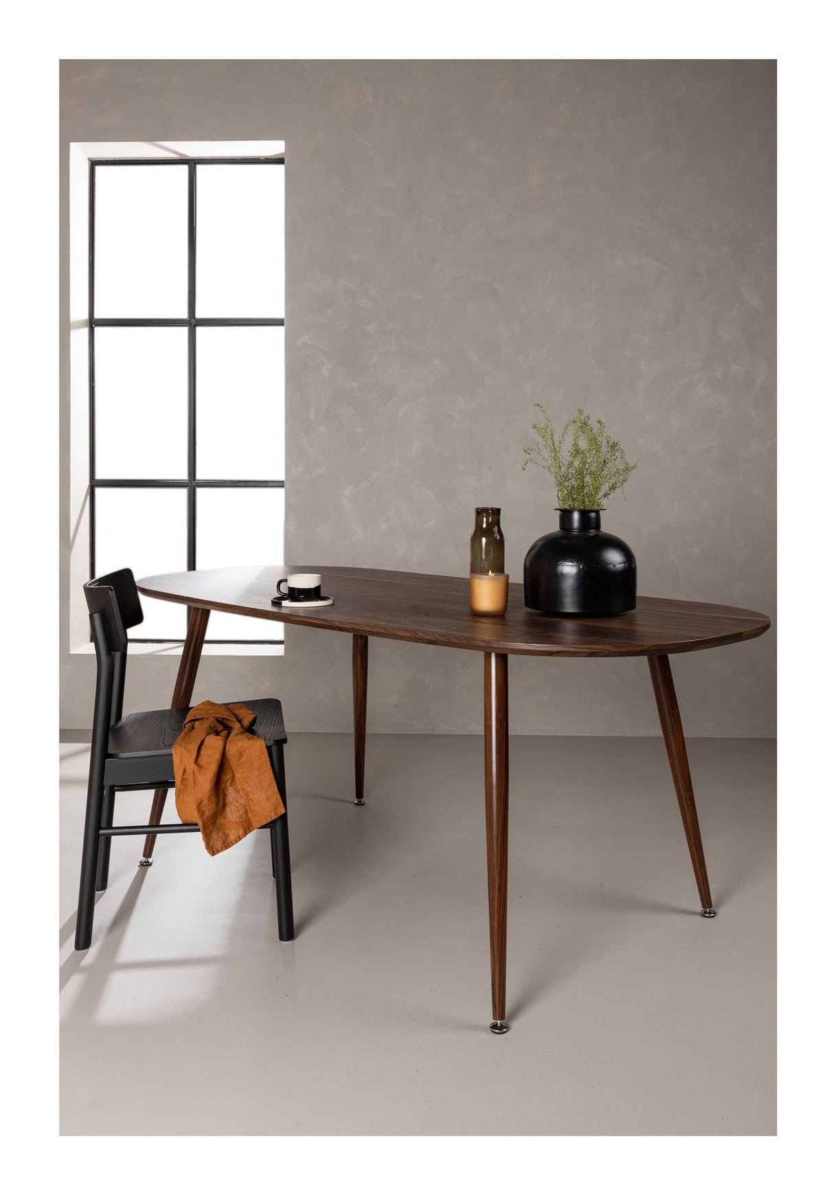 Sanford Spisebord, MDF, Mørkebrun, 180x90 - Unoliving.com