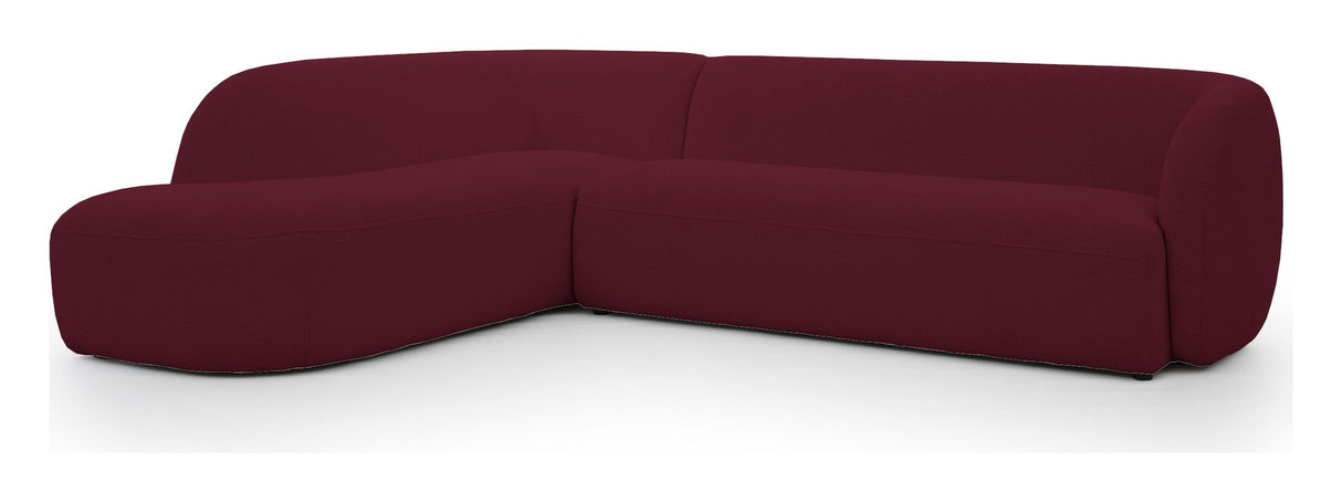 Rothschild 2,5-pers Sofa open venstre - Bordeaux