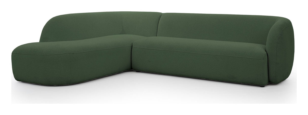 Rothschild 2,5-pers Sofa open venstre - Grøn