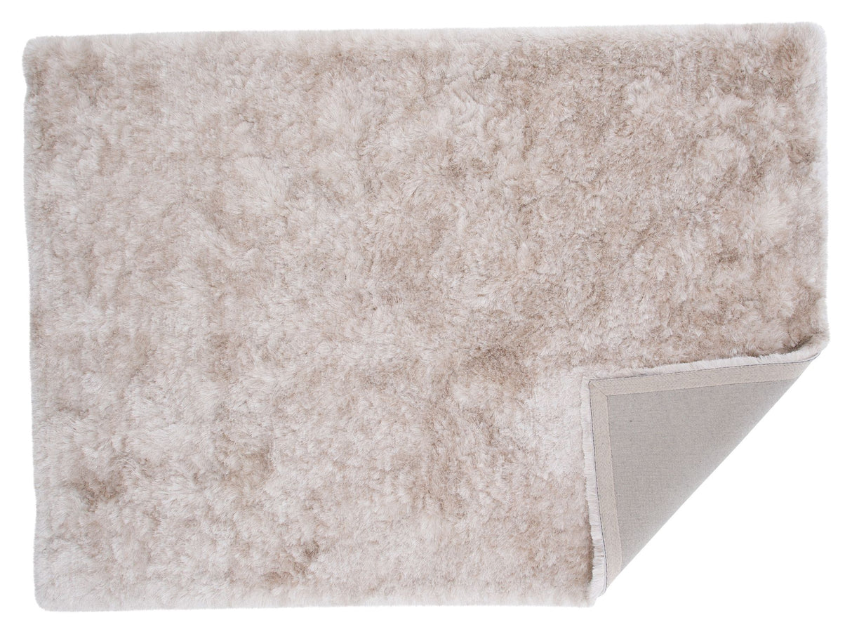 Shiva Bomuld tæppe, 201x302, Beige - Unoliving.com