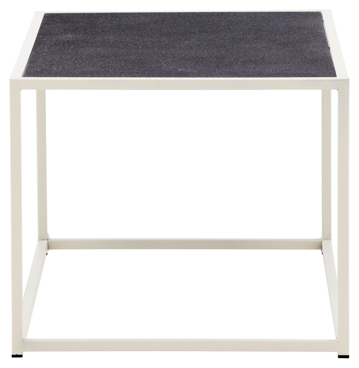 Siaton Sofabord til Haven, Beige stål, 60x110 - Unoliving.com