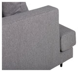 Sofia 3-pers. Sofa, Grå Stof - Unoliving.com