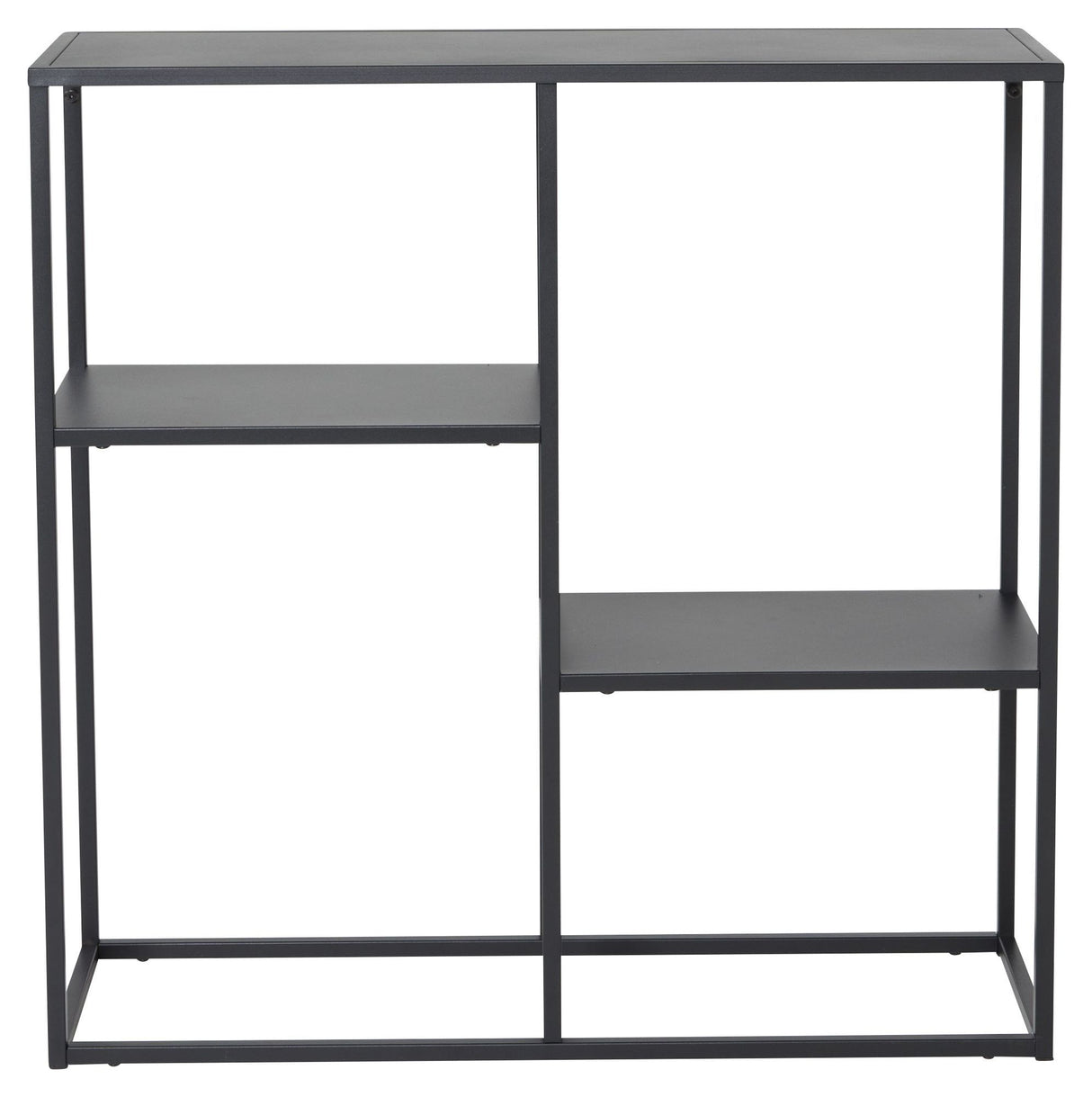 Staal, Konsolbord m. hylde, Sort metal - Unoliving.com