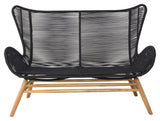 Tingeling Loungesofa, Sort Reb /Acacie - Unoliving.com