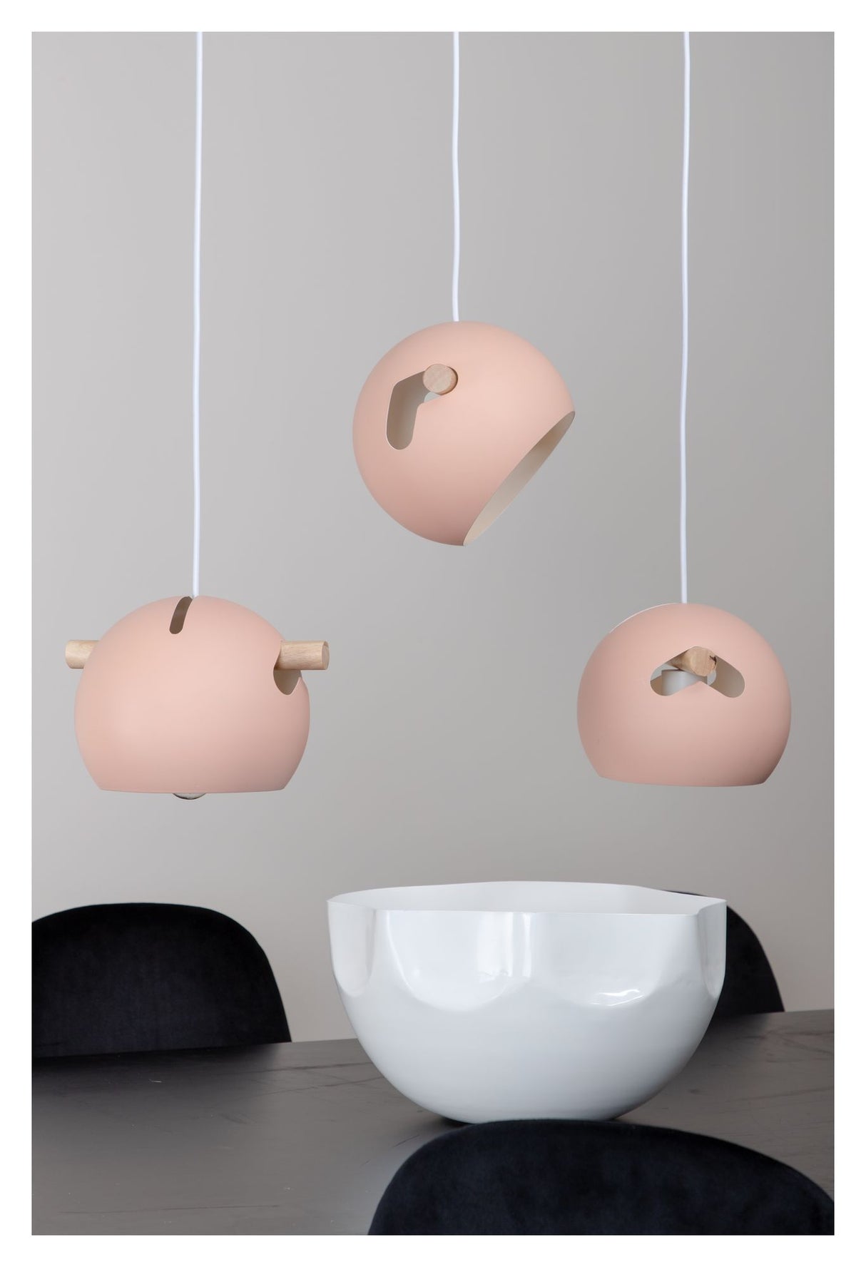 Tubbie Pendel x 3, Ø20, Pink - Unoliving.com