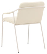 Tvist Spisebordsstol, Beige, Beige PU - Unoliving.com