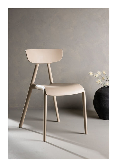 Ursholmen Spisebordsstol, Plastik, Beige - Unoliving.com