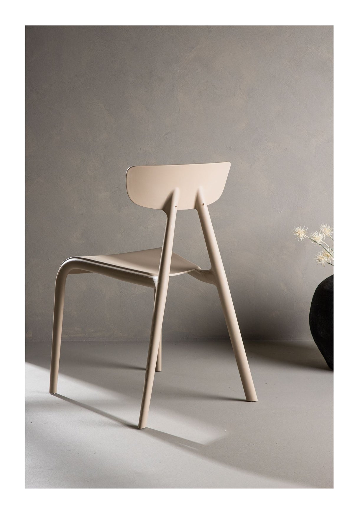 Ursholmen Spisebordsstol, Plastik, Beige - Unoliving.com