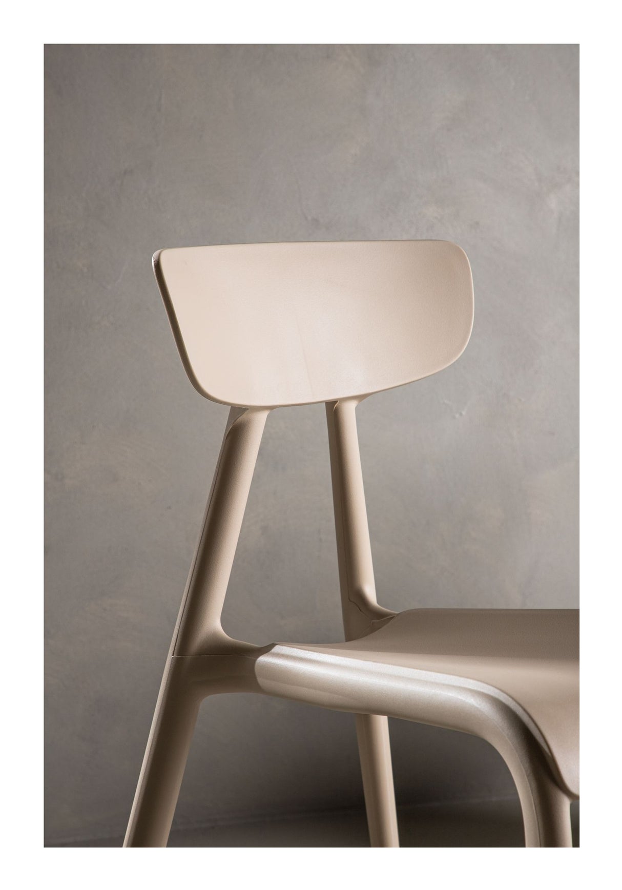 Ursholmen Spisebordsstol, Plastik, Beige - Unoliving.com