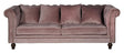 Velvet 3-pers. Sofa, Pink Velour - Unoliving.com