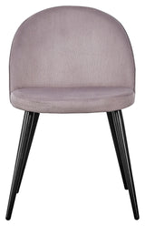 Velvet Spisebordsstol, Pink Fløjl - Unoliving.com