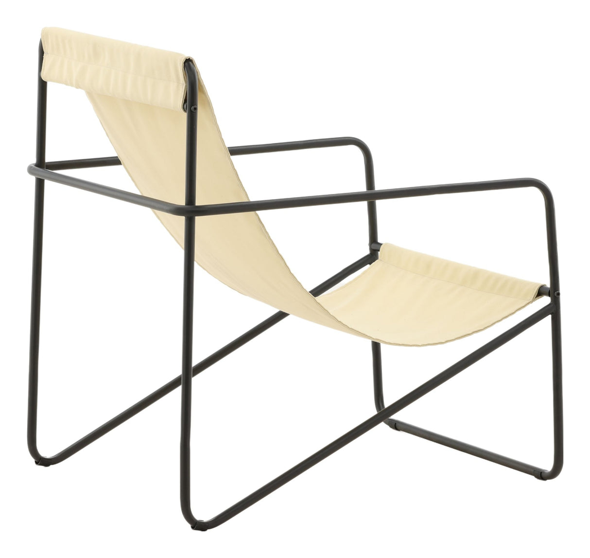 Vernon Loungestol, Stål, Beige - Unoliving.com