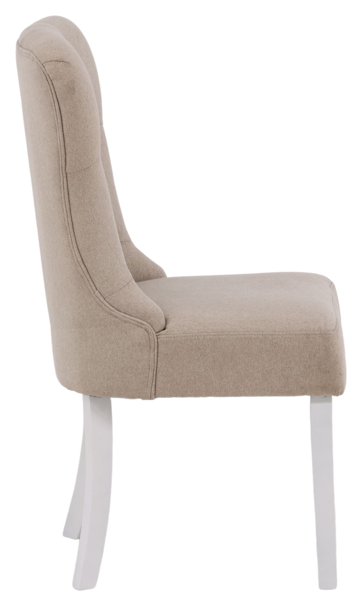 Vista Spisebordsstol - Hvid/beige - Unoliving.com