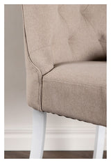 Vista Spisebordsstol - Hvid/beige - Unoliving.com