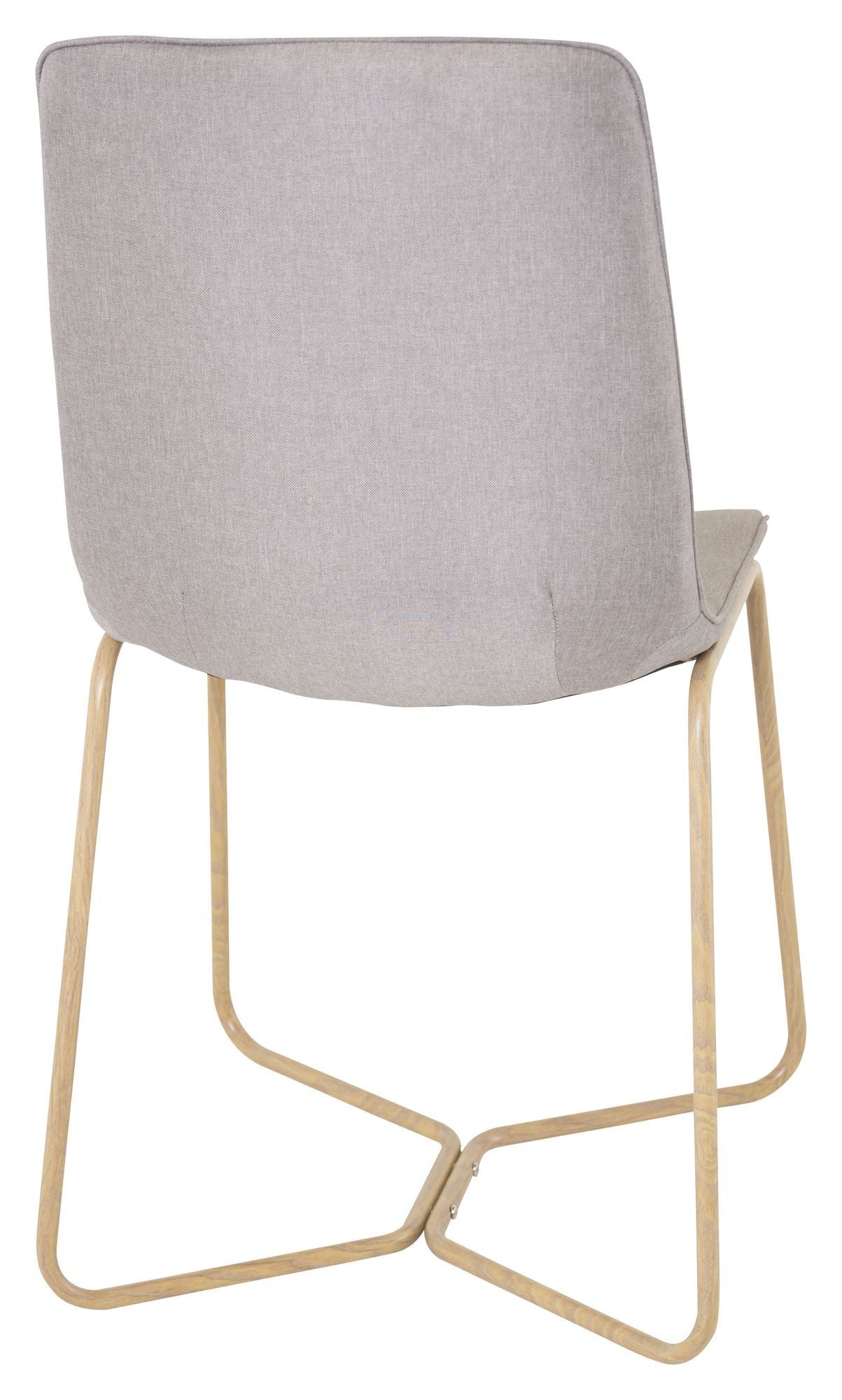 X-Chair Spisebordsstol, Grå Stof, ege-look - Unoliving.com