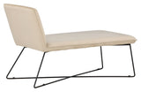 X-lounge Daybed - Beige fløjl - Unoliving.com