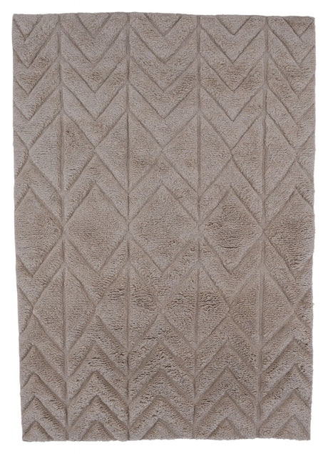 Zoe uldmix tæppe, 160x230, Beige - Unoliving.com