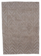 Zoe uldmix tæppe, 200x300, Beige - Unoliving.com